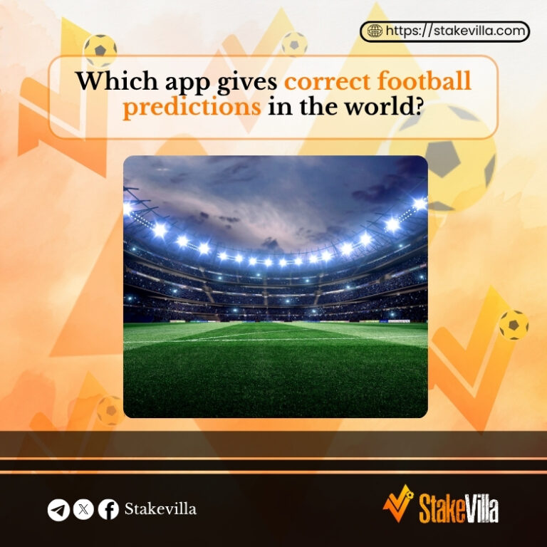 Which app gives correct football predictions in the world?