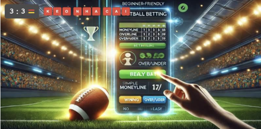 Overview interface of a kèo nhà cái website displaying football